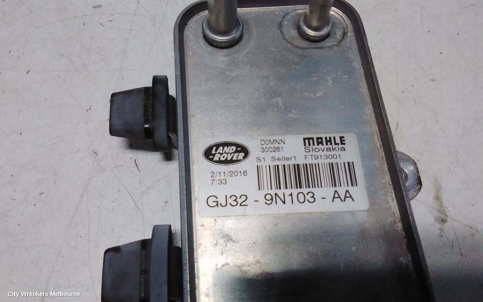 LAND ROVER DISCOVERY SPORT COOLER, ENGINE OIL COOLER, 2.0, DIESEL, L550, 07/2016 ONWARDS