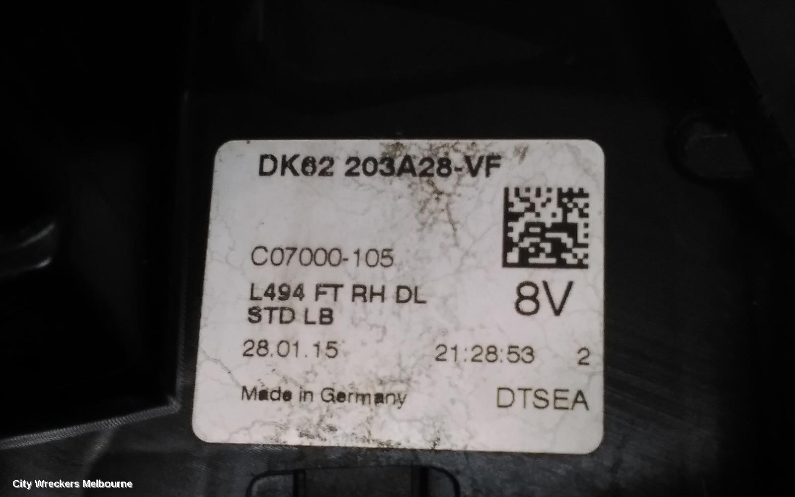 LAND ROVER RANGEROVER SPORT DOOR/BOOT/GATE LOCK, RH FRONT DOOR LOCK, L494, 06/2013 - 04/2022