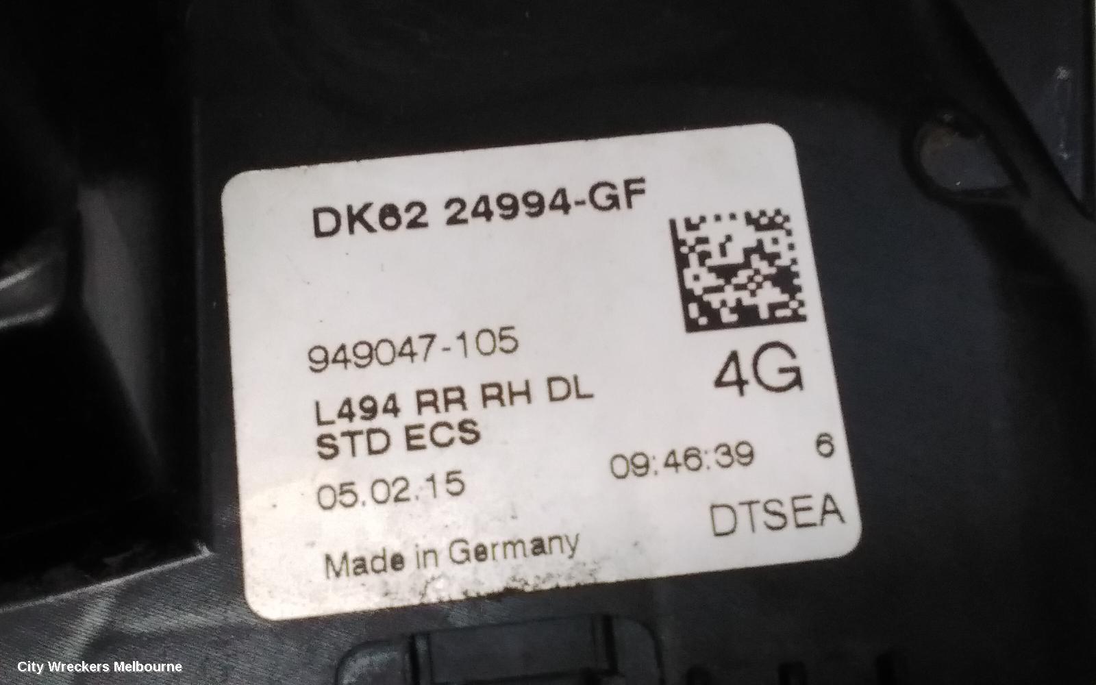 LAND ROVER RANGEROVER SPORT DOOR/BOOT/GATE LOCK, RH REAR DOOR LOCK, L494, 06/2013 - 04/2022
