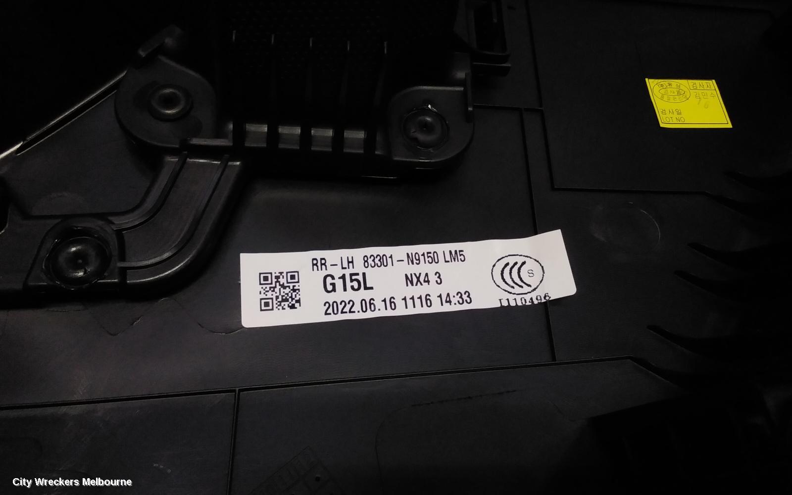 HYUNDAI TUCSON DOOR TRIM, LH FRONT, LEATHER, NX4, 02/2021 ONWARDS
