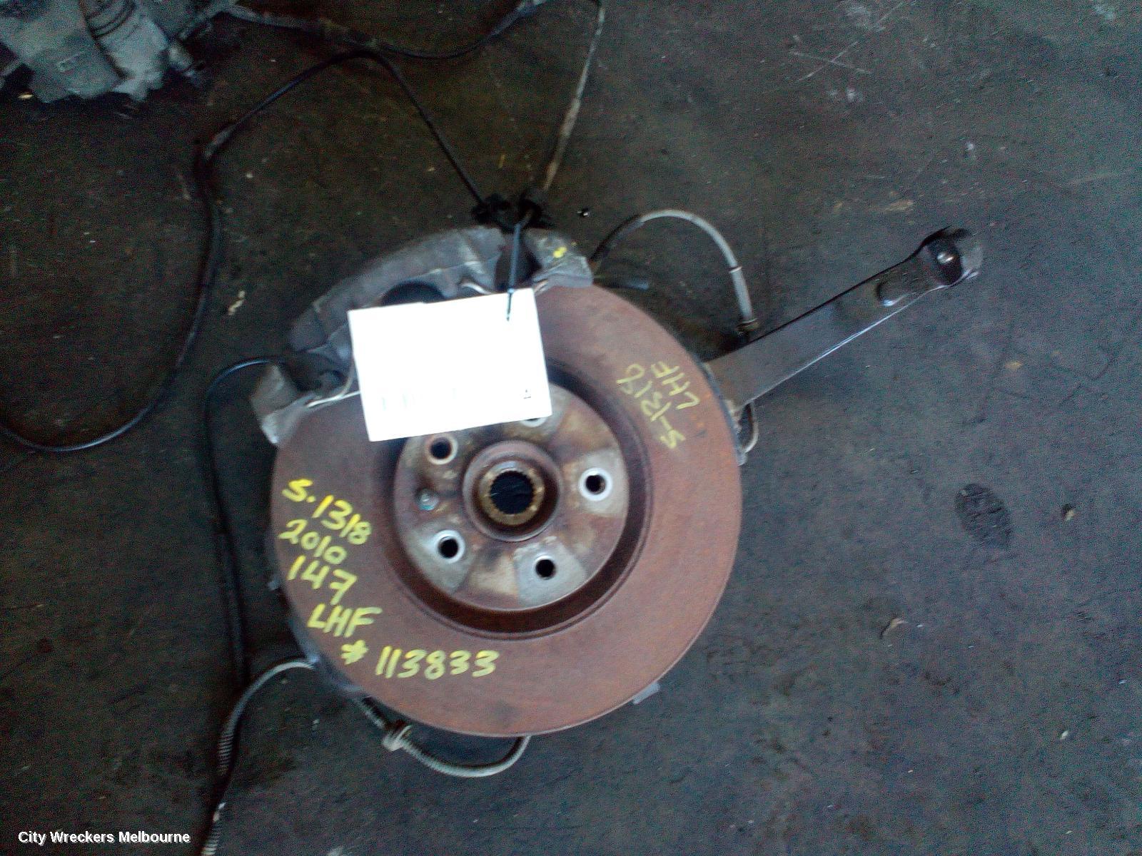 ALFA ROMEO 147 LEFT FRONT HUB ASSEMBLY, 07/2005 - 12/2010