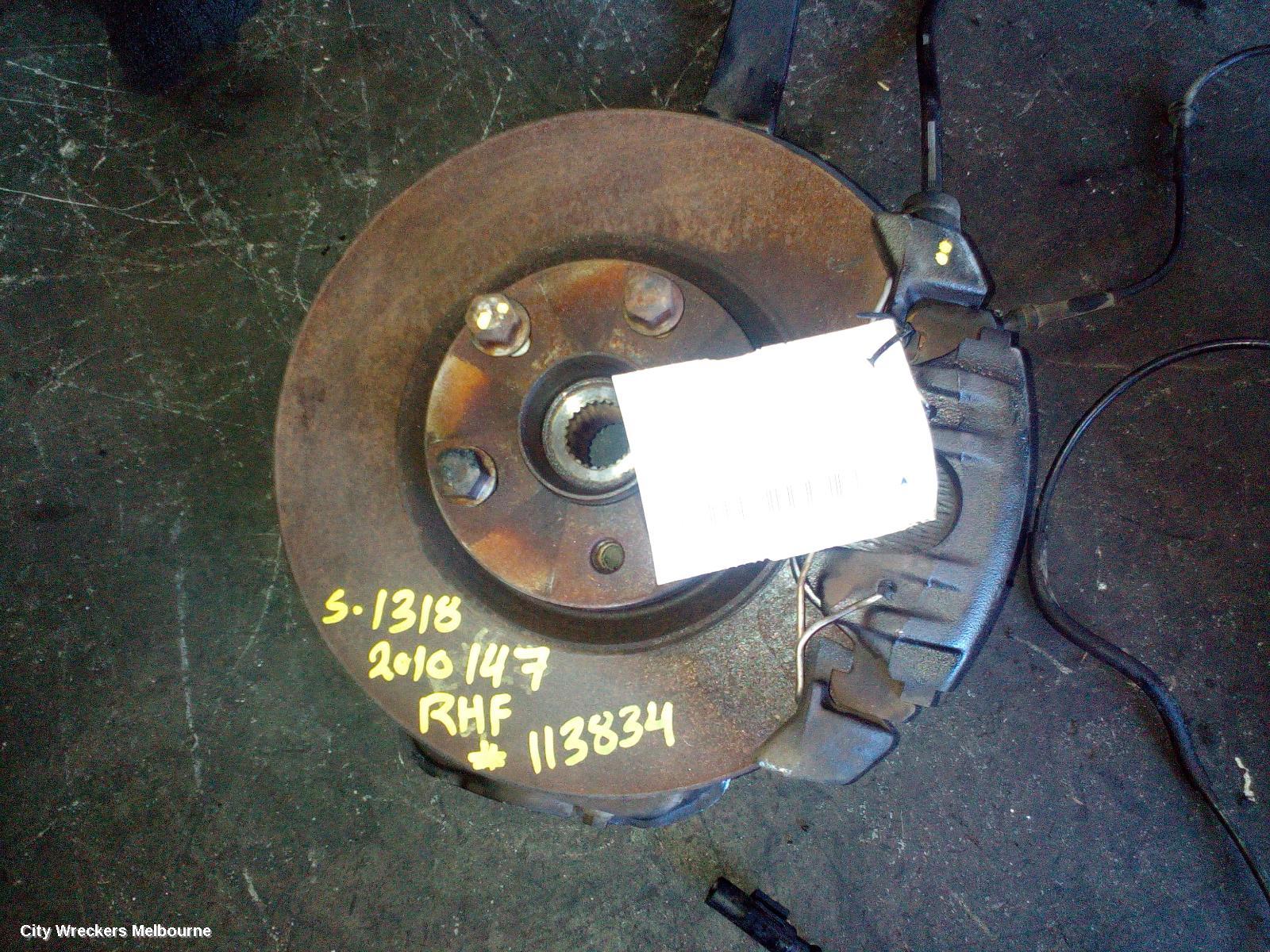 ALFA ROMEO 147 RIGHT FRONT HUB ASSEMBLY, 07/2005 - 12/2010
