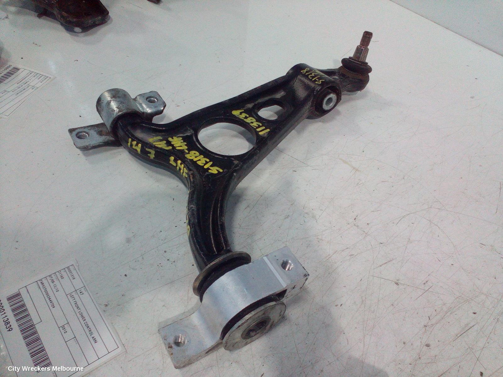 ALFA ROMEO 147 LEFT FRONT LOWER CONTROL ARM, 07/2005 - 12/2010