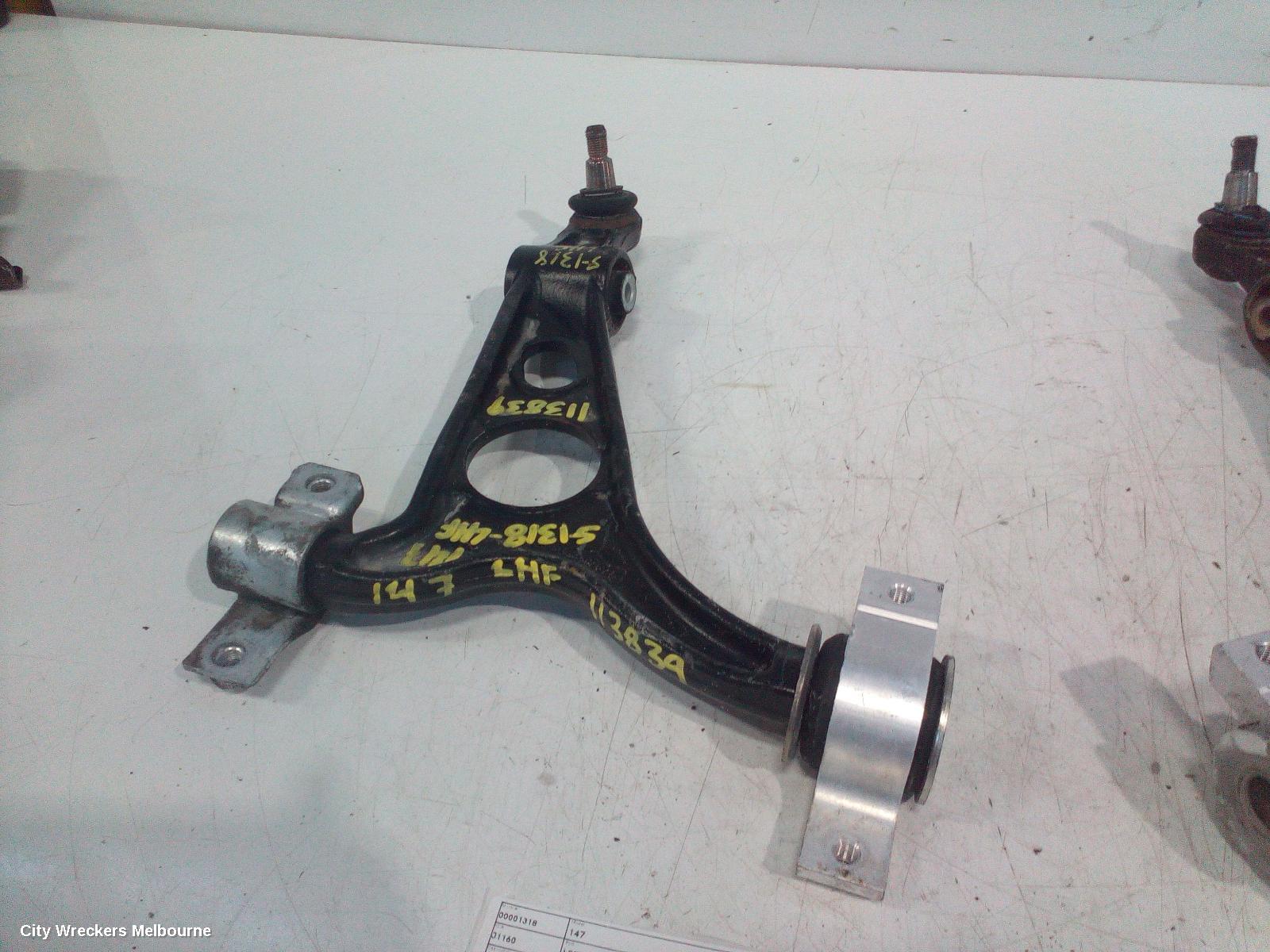 ALFA ROMEO 147 LEFT FRONT LOWER CONTROL ARM, 07/2005 - 12/2010