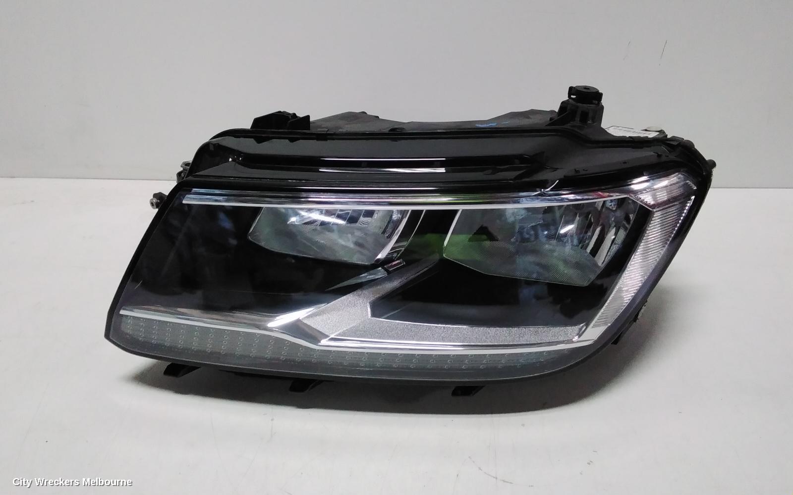VOLKSWAGEN TIGUAN LEFT HEADLAMP, 5NA, HALOGEN TYPE, 06/2016 - 05/2021