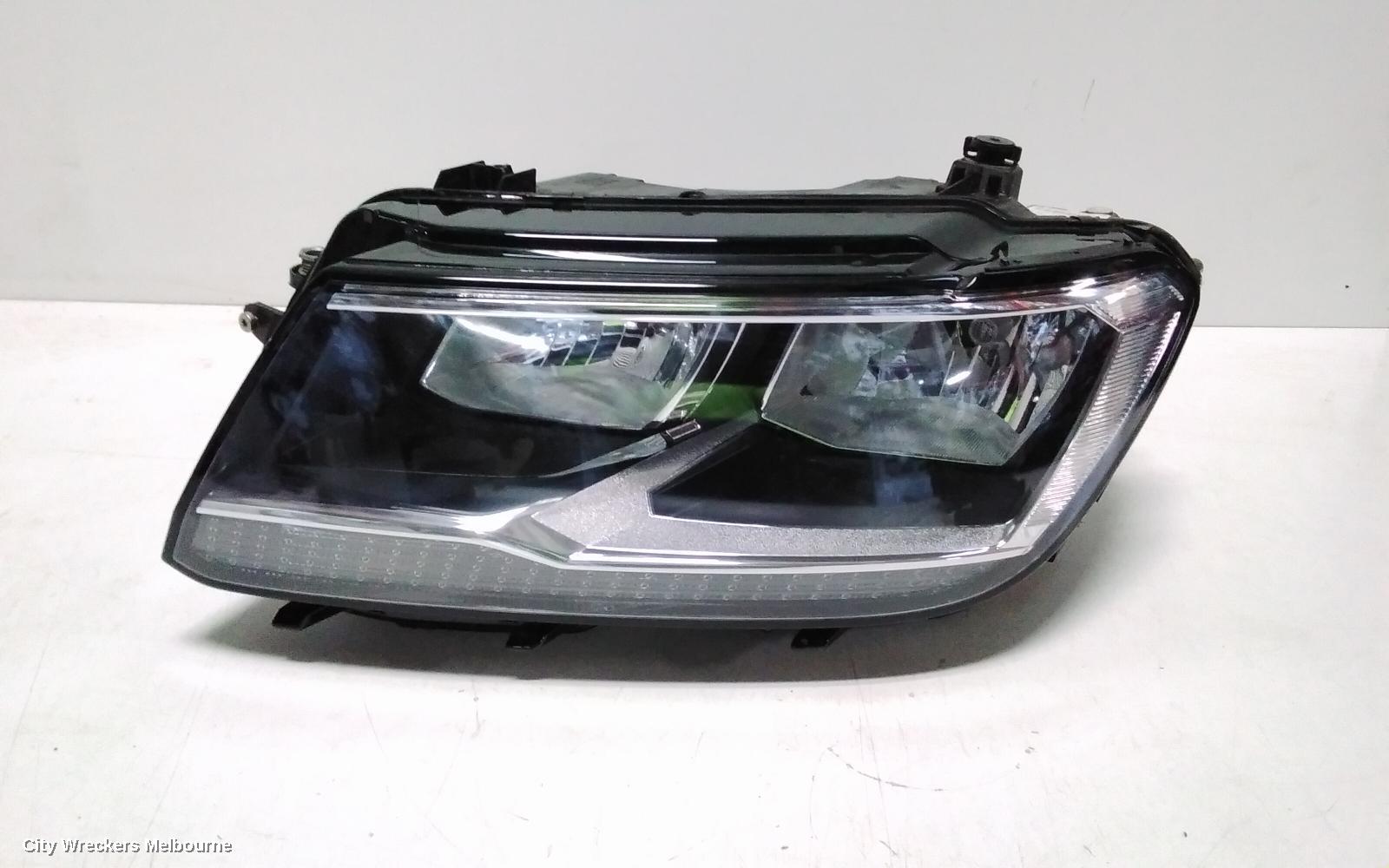 VOLKSWAGEN TIGUAN LEFT HEADLAMP, 5NA, HALOGEN TYPE, 06/2016 - 05/2021