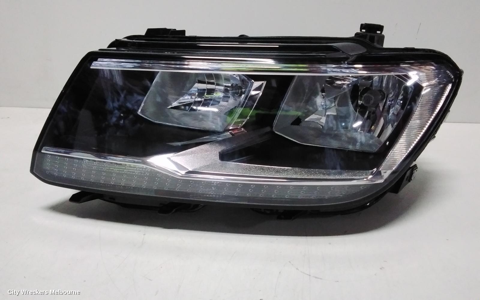 VOLKSWAGEN TIGUAN LEFT HEADLAMP, 5NA, HALOGEN TYPE, 06/2016 - 05/2021