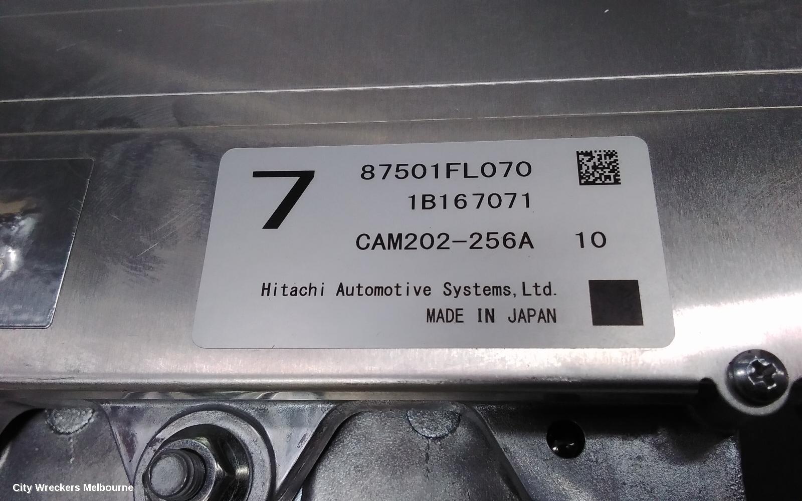 SUBARU XV REVERSE CAMERA, EYESIGHT CAMERA, G5X, FL070, 03/2017 - 06/2023