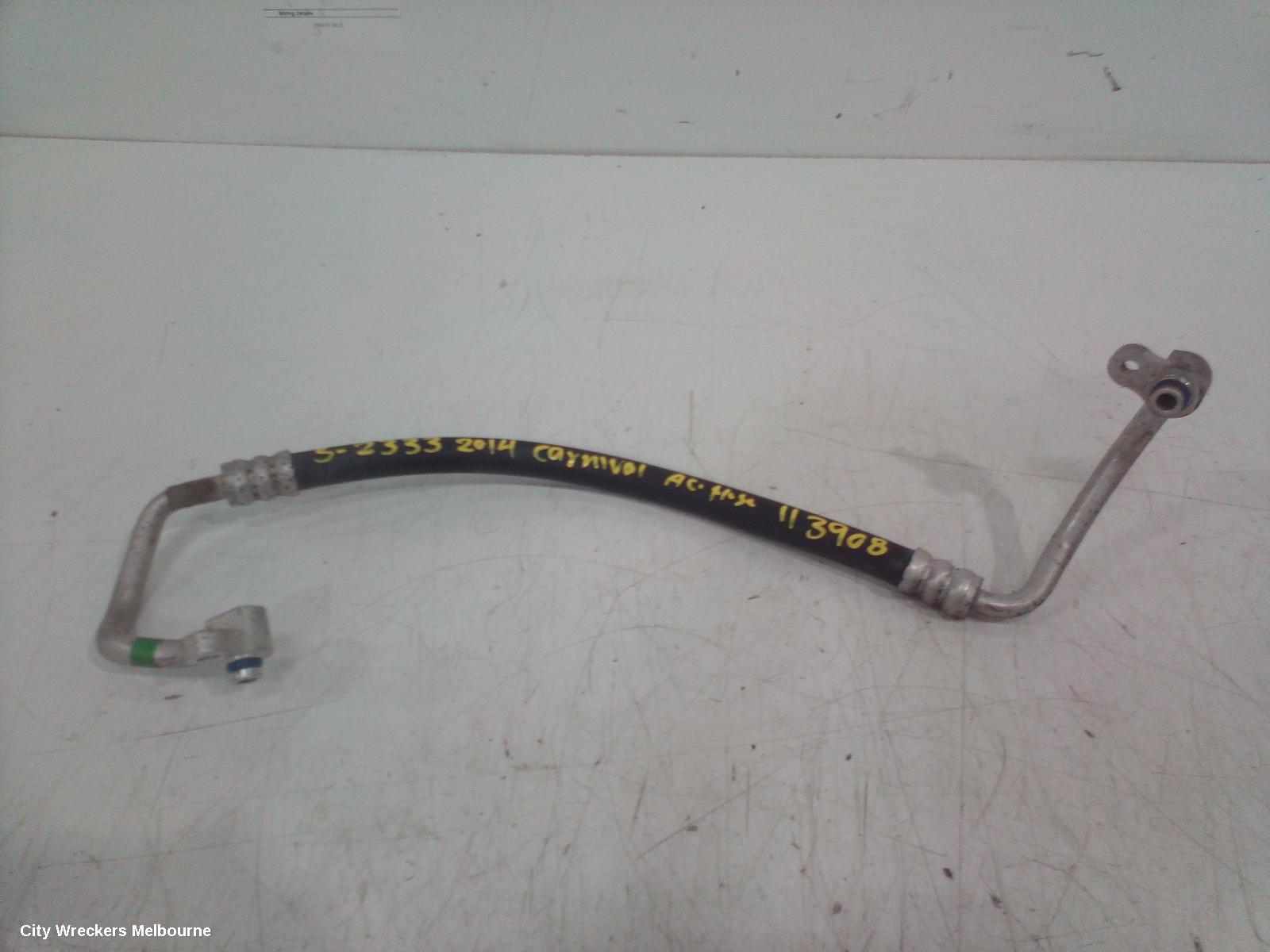 KIA CARNIVAL/GRAND CARNIVAL A/C HOSES, PETROL, 3.5, G6DC, COMPRESSOR TO EVAPORATOR, VQ, 03/2010 - 12/2014
