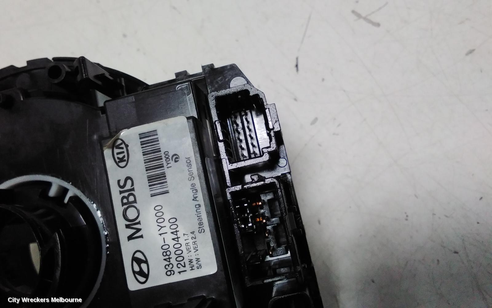 KIA CARNIVAL/GRAND CARNIVAL AIRBAG MODULE/SENSOR, CLOCKSPRING, W/ ANGLE SENSOR TYPE, VQ, 05/2010 - 12/2014