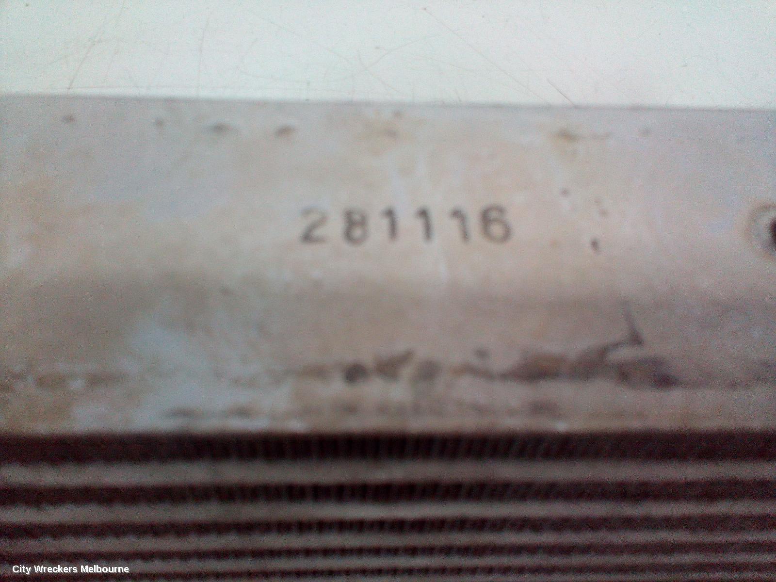 MITSUBISHI TRITON INTERCOOLER, DIESEL, 2.4, MQ-MR, 03/2015 - 10/2023