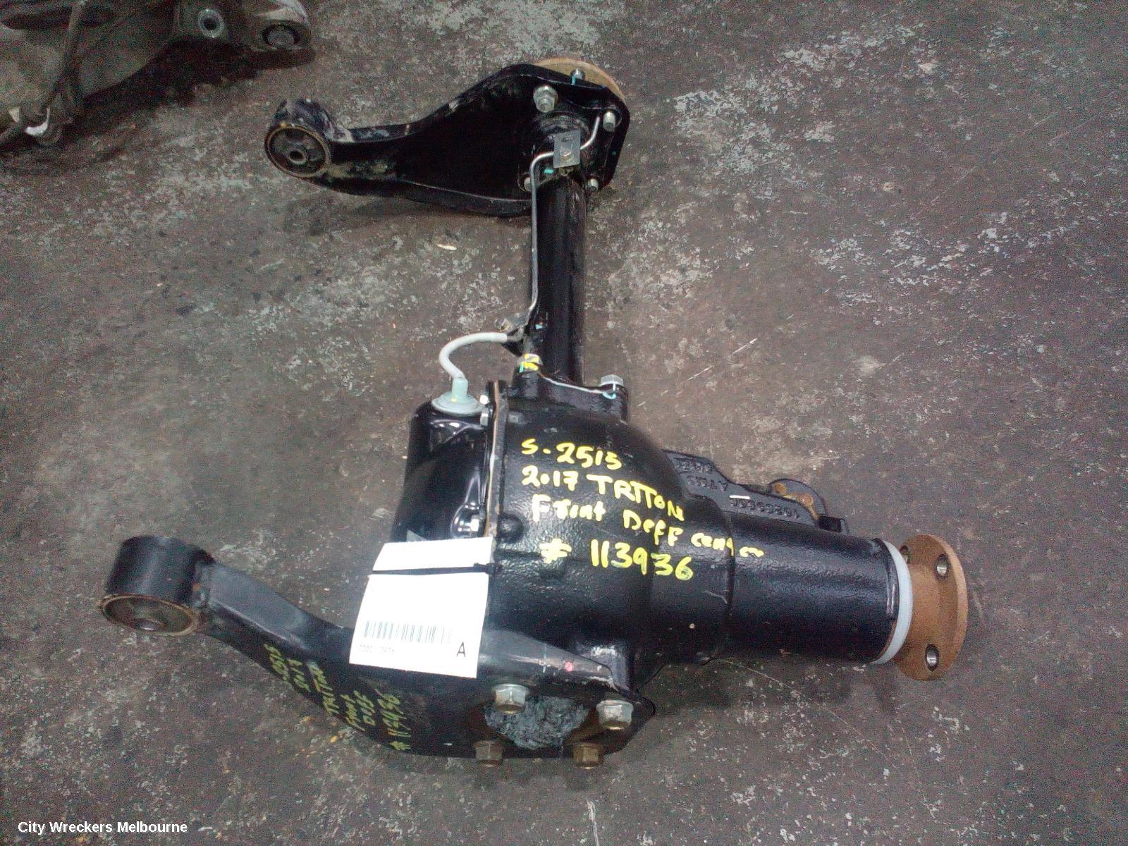 MITSUBISHI TRITON DIFFERENTIAL CENTRE, FRONT, 2.4, DIESEL, AUTO T/M, MQ-MR, 3.917 RATIO, 03/2015 ONWARDS
