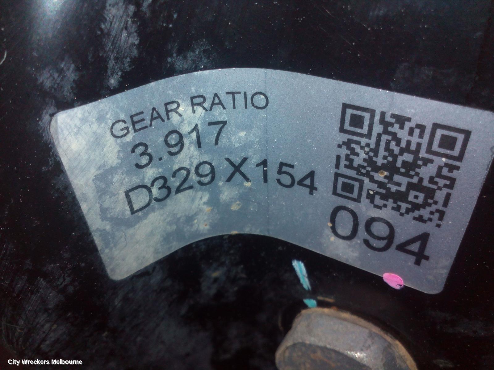 MITSUBISHI TRITON DIFFERENTIAL CENTRE, FRONT, 2.4, DIESEL, AUTO T/M, MQ-MR, 3.917 RATIO, 03/2015 ONWARDS