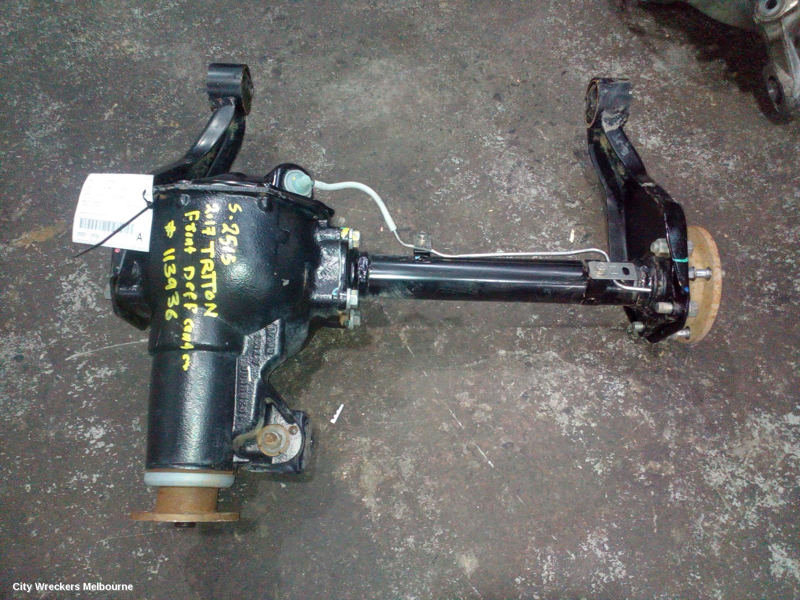 MITSUBISHI TRITON DIFFERENTIAL CENTRE, FRONT, 2.4, DIESEL, AUTO T/M, MQ-MR, 3.917 RATIO, 03/2015 ONWARDS