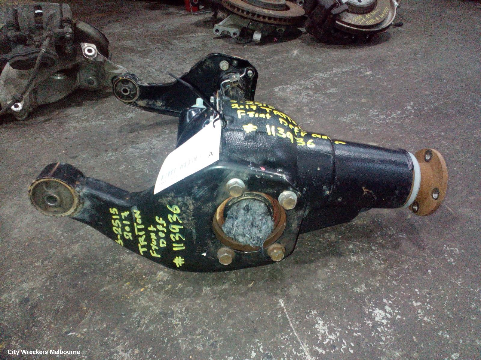 MITSUBISHI TRITON DIFFERENTIAL CENTRE, FRONT, 2.4, DIESEL, AUTO T/M, MQ-MR, 3.917 RATIO, 03/2015 ONWARDS