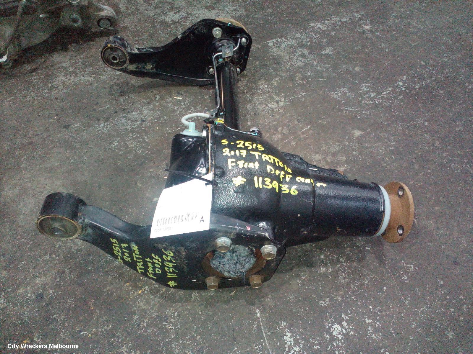 MITSUBISHI TRITON DIFFERENTIAL CENTRE, FRONT, 2.4, DIESEL, AUTO T/M, MQ-MR, 3.917 RATIO, 03/2015 ONWARDS