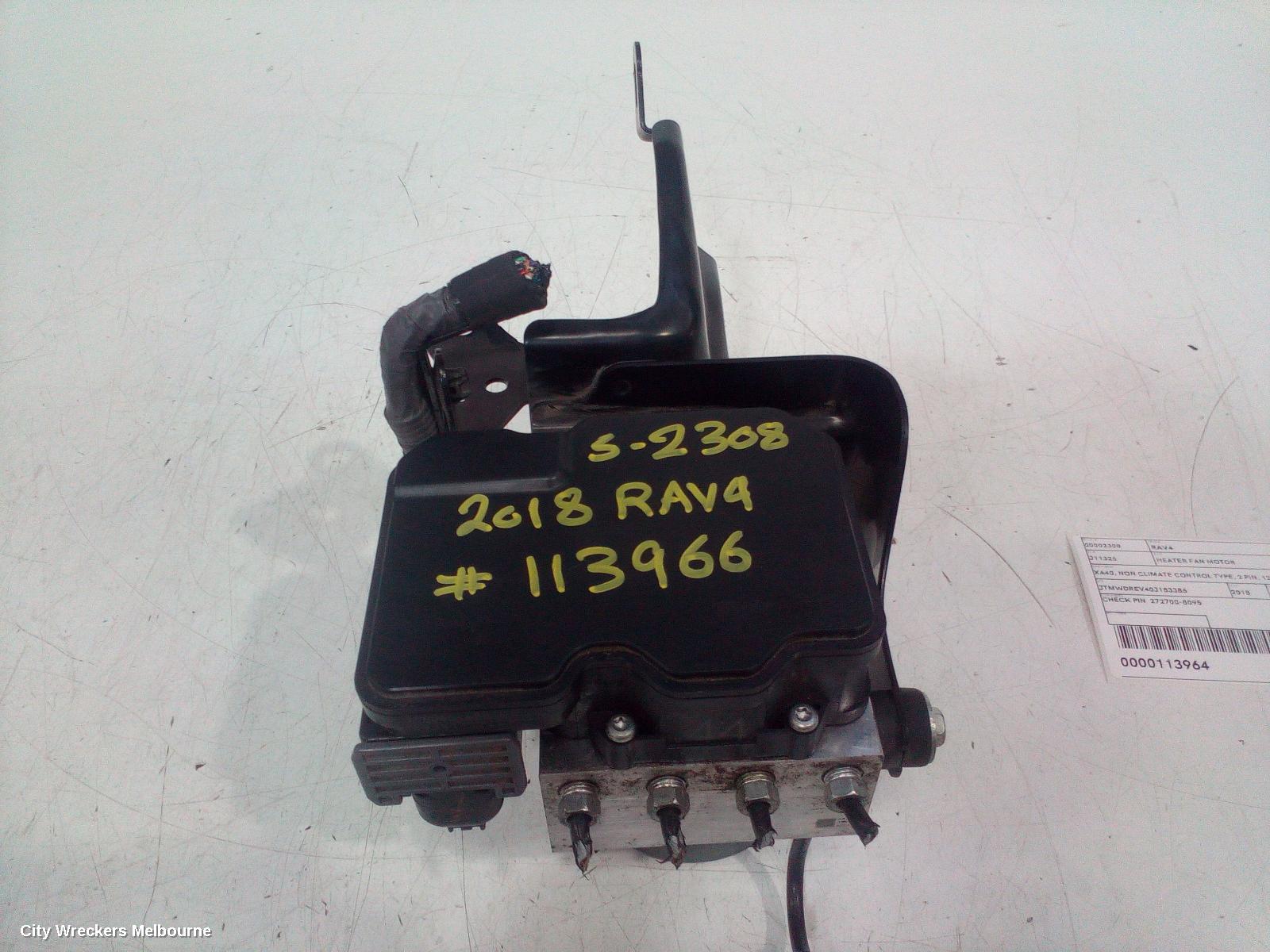 TOYOTA RAV4 ABS PUMP/MODULATOR, ZSA42R, 2.0, PETROL, AUTO T/M TYPE,12/2012 - 12/2018
