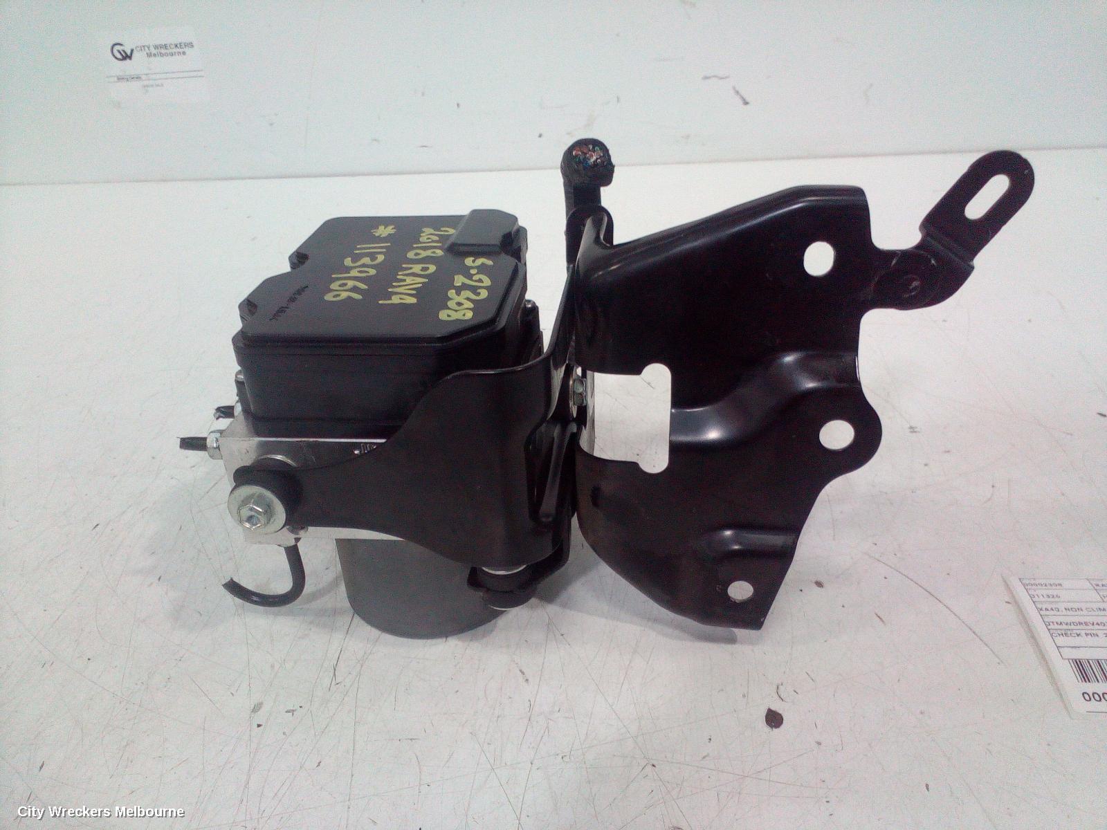 TOYOTA RAV4 ABS PUMP/MODULATOR, ZSA42R, 2.0, PETROL, AUTO T/M TYPE,12/2012 - 12/2018