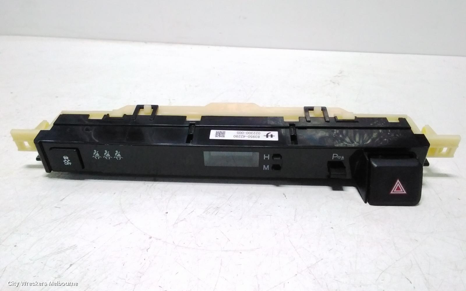 TOYOTA RAV4 CLOCK, XA40, 12/2012 - 12/2018