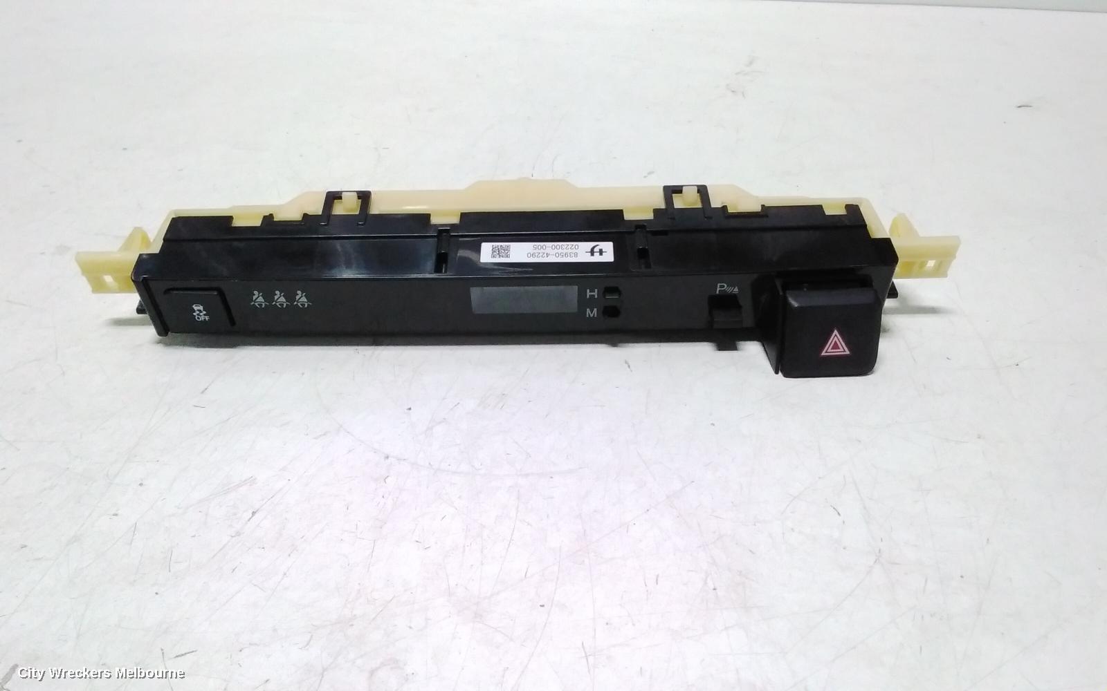 TOYOTA RAV4 CLOCK, XA40, 12/2012 - 12/2018