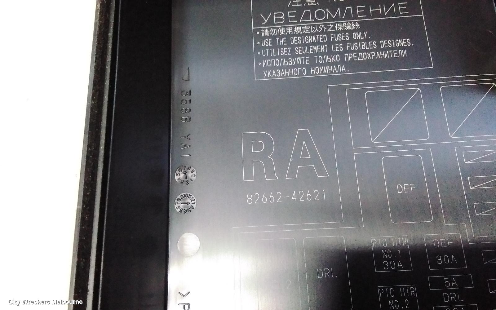 TOYOTA RAV4 FUSE BOX, ENGINE BAY, XA40, PETROL, RH SIDE, 12/2012 - 12/2018