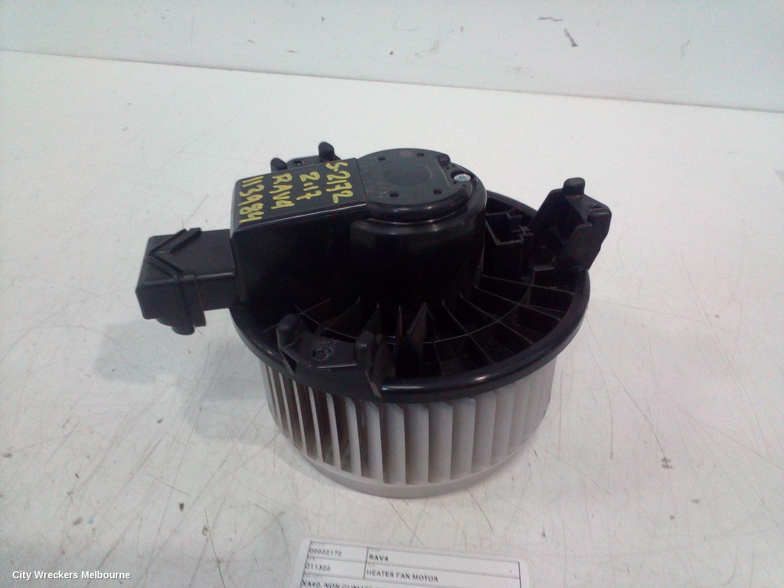 TOYOTA RAV4 HEATER FAN MOTOR, XA40, NON CLIMATE CONTROL TYPE, 2 PIN, 12/2012 - 12/2018