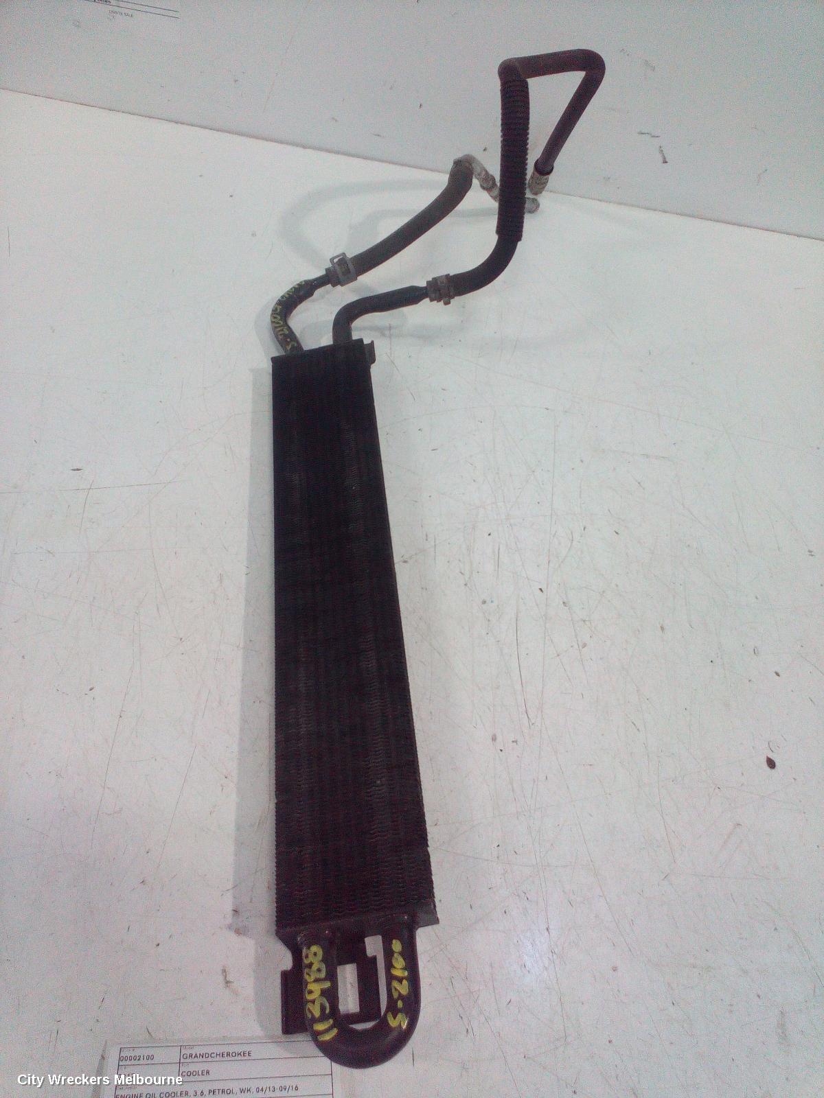 JEEP GRANDCHEROKEE COOLER, ENGINE OIL COOLER, 3.6, PETROL, WK, 04/2013 - 09/2016