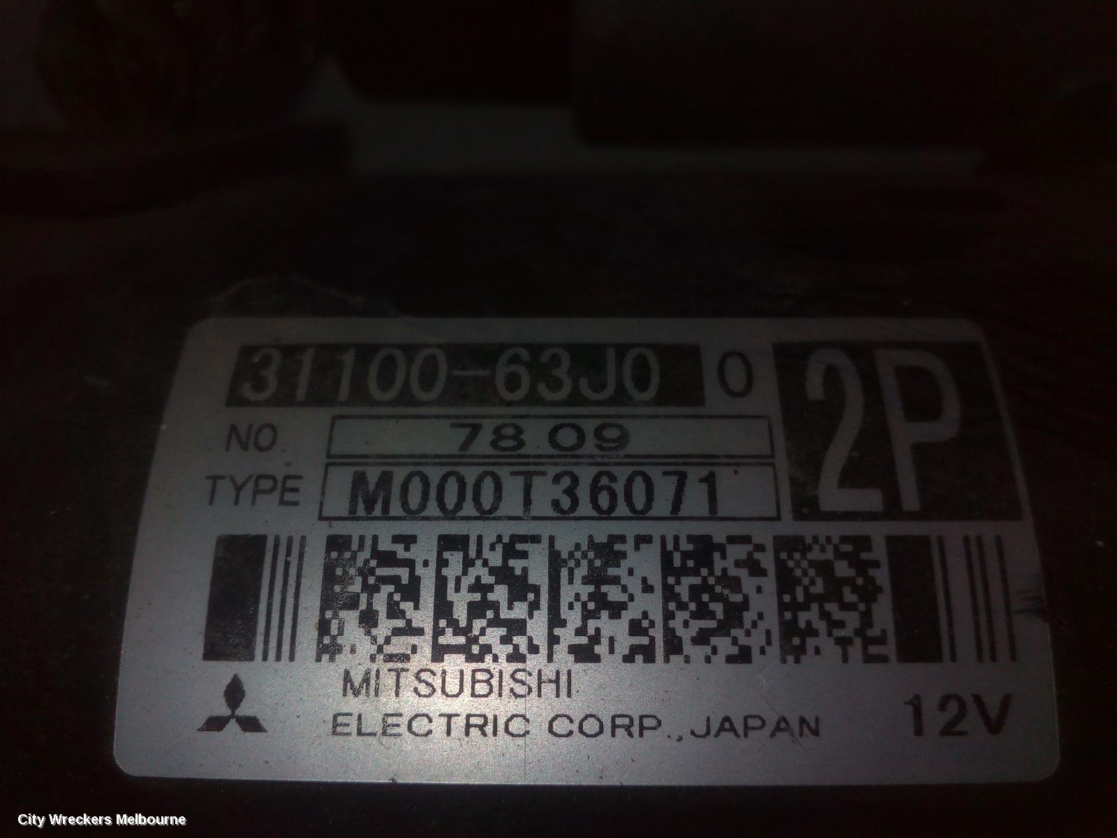 SUZUKI SWIFT STARTER, 1.5, M15A, RS415, P/N 33100-63JO, 09/2004 - 02/2011