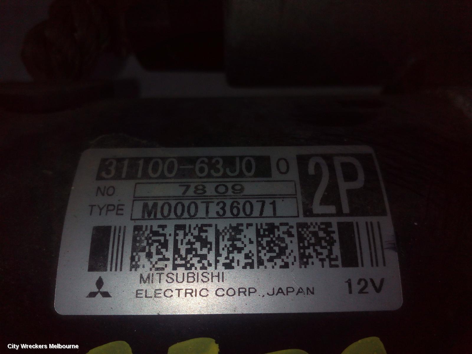 SUZUKI SWIFT STARTER, 1.5, M15A, RS415, P/N 33100-63JO, 09/2004 - 02/2011
