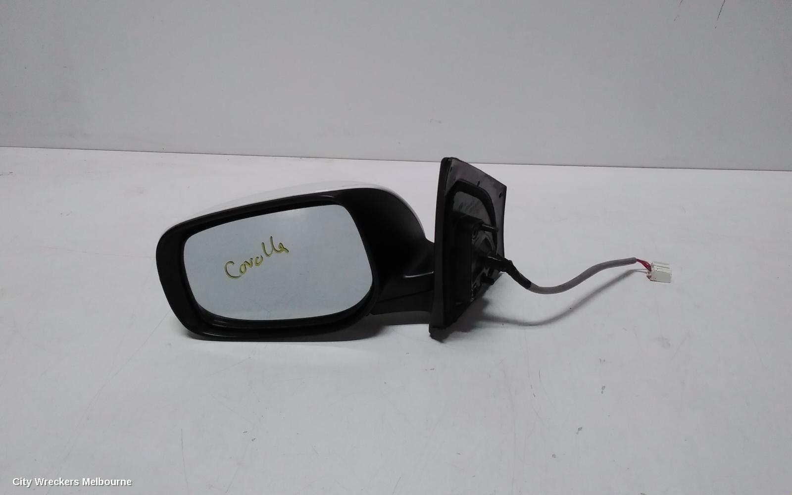 TOYOTA COROLLA LEFT DOOR MIRROR, ZRE152/20153R, SEDAN, W/ FLASHER LAMP, 03/2010 - 12/2013