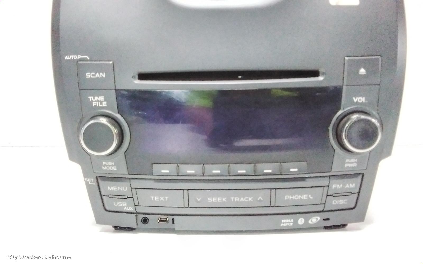 HOLDEN COLORADO RADIO/CD/DVD/SAT/TV, CD/MP3/AUX, W/ BLUETOOTH, RG/RG 7, 01/2012 - 12/2020