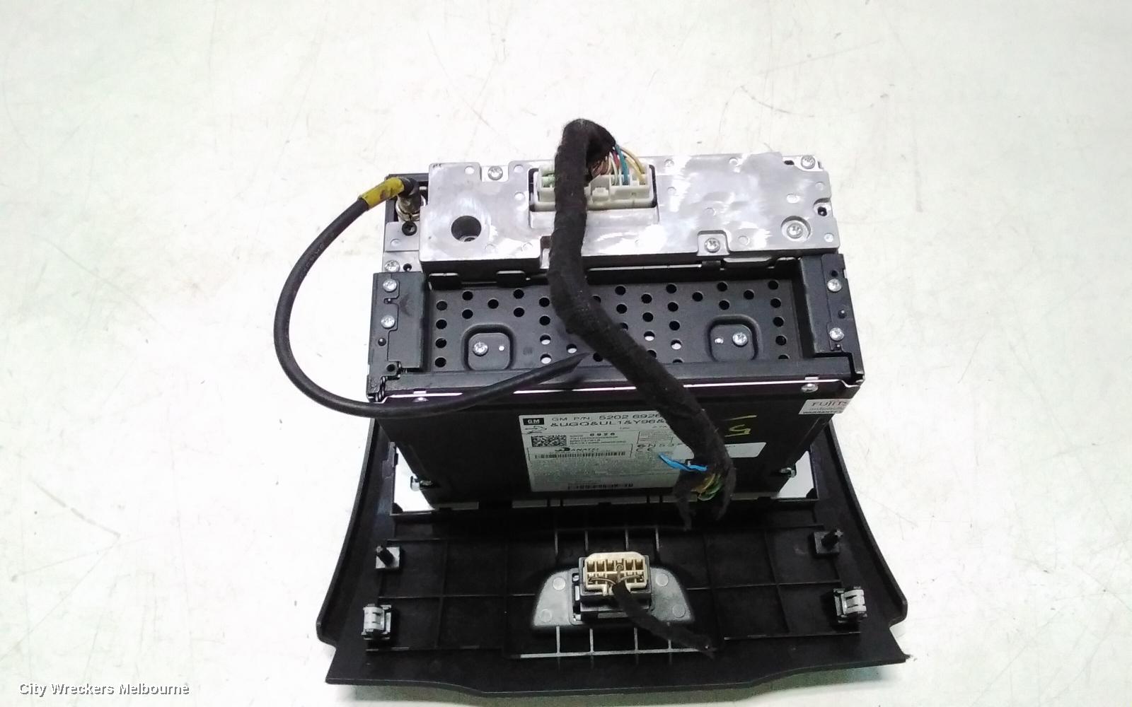 HOLDEN COLORADO RADIO/CD/DVD/SAT/TV, CD/MP3/AUX, W/ BLUETOOTH, RG/RG 7, 01/2012 - 12/2020