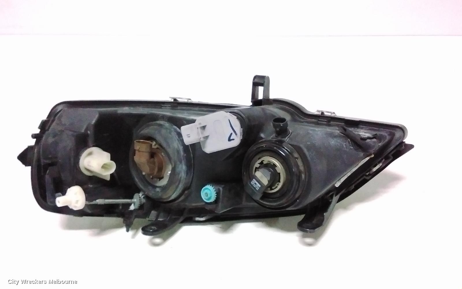 HOLDEN ASTRA RIGHT HEADLAMP, TS, CHROME, INSERT TYPE, 09/1998 - 10/2006