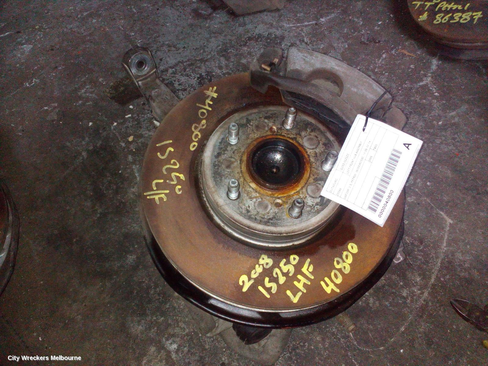 LEXUS IS250/IS250C LEFT FRONT HUB ASSEMBLY, GSE20R, 2.5, PETROL, IS250/IS250C, 11/2005 - 12/2014