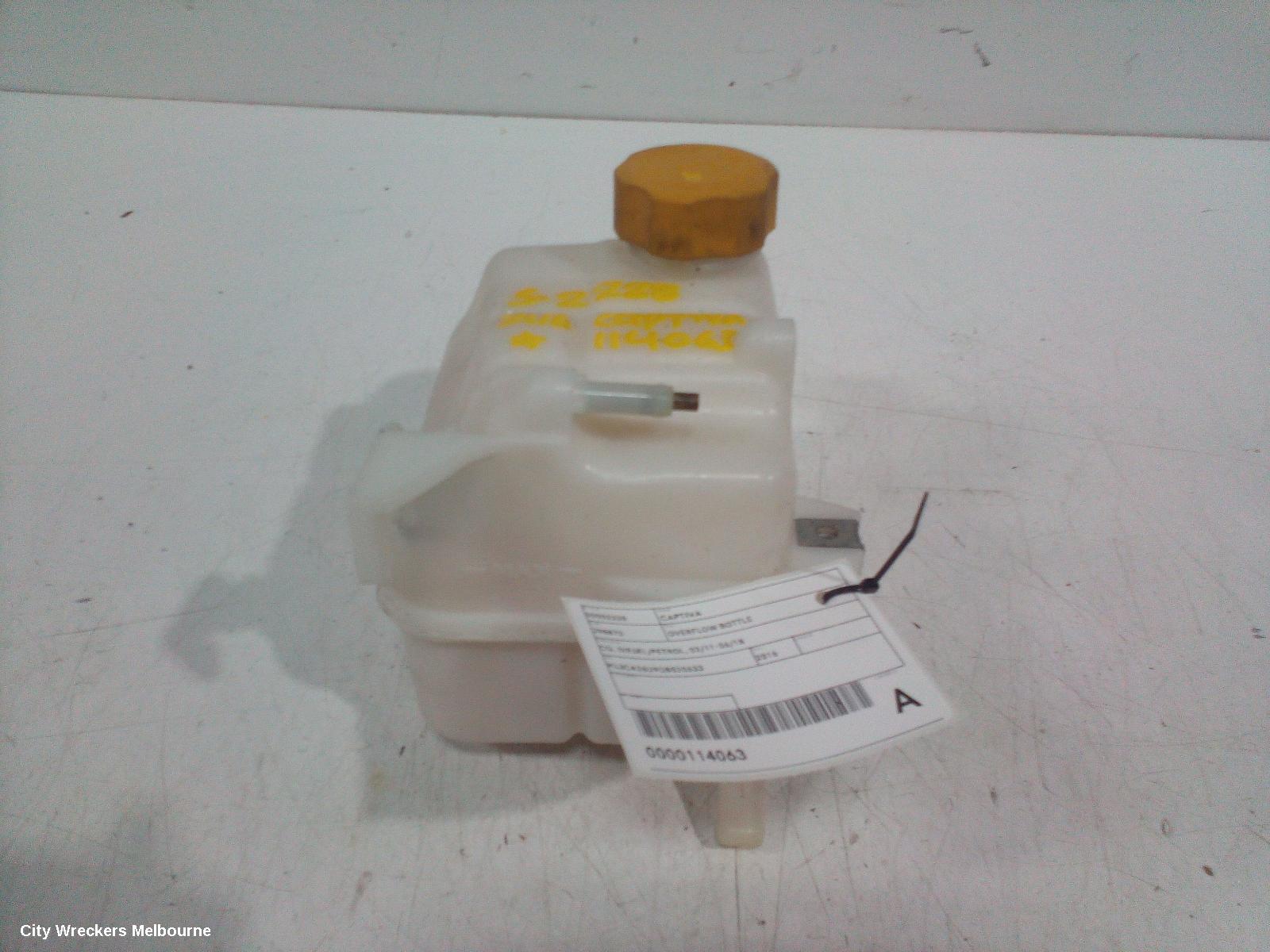 HOLDEN CAPTIVA OVERFLOW BOTTLE, CG, DIESEL/PETROL, 02/2011 - 06/2018