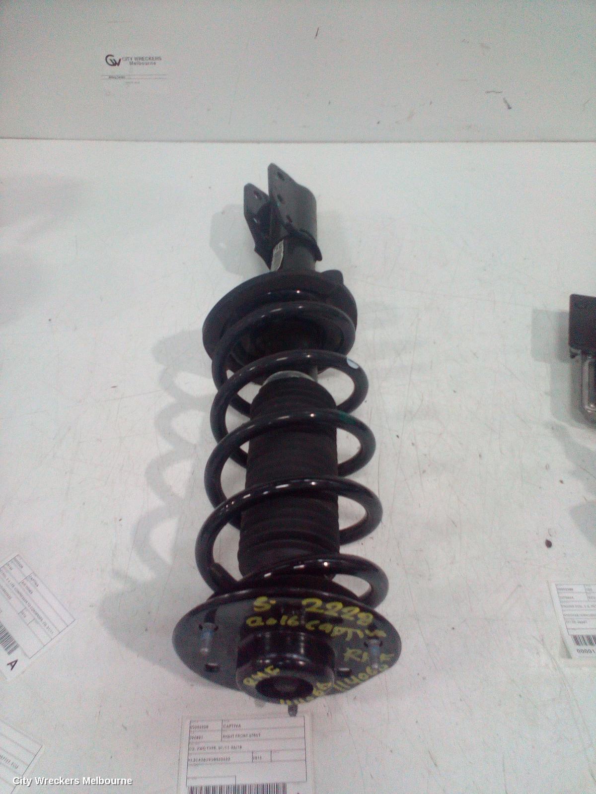 HOLDEN CAPTIVA RIGHT FRONT STRUT, CG, 2WD TYPE, 01/2011 - 06/2018