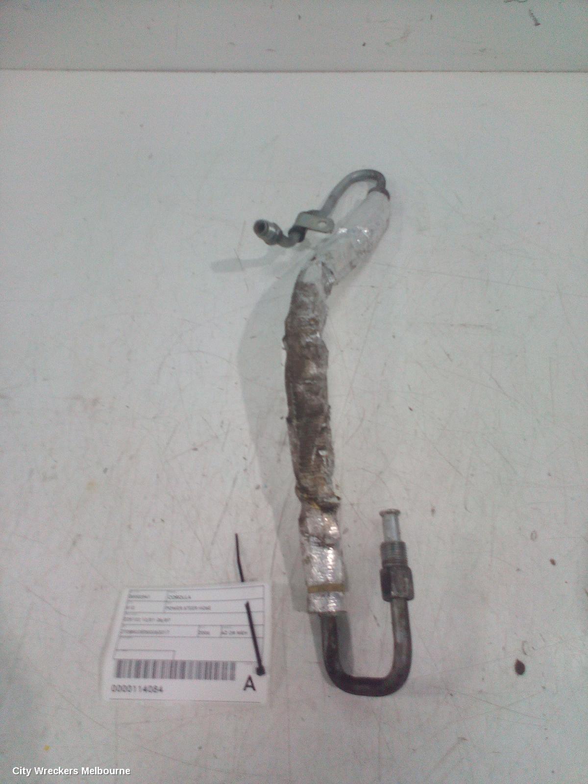 TOYOTA COROLLA POWER STEER HOSE, ZZE122 12/2001 - 06/2007