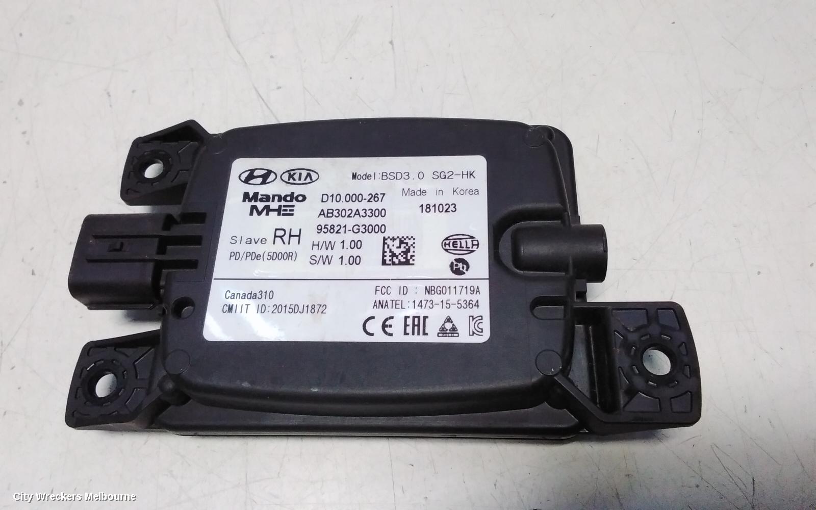 HYUNDAI I30, BLIND SPOT DETECTOR (RH SIDE), PD, 03/2017 ONWARDS