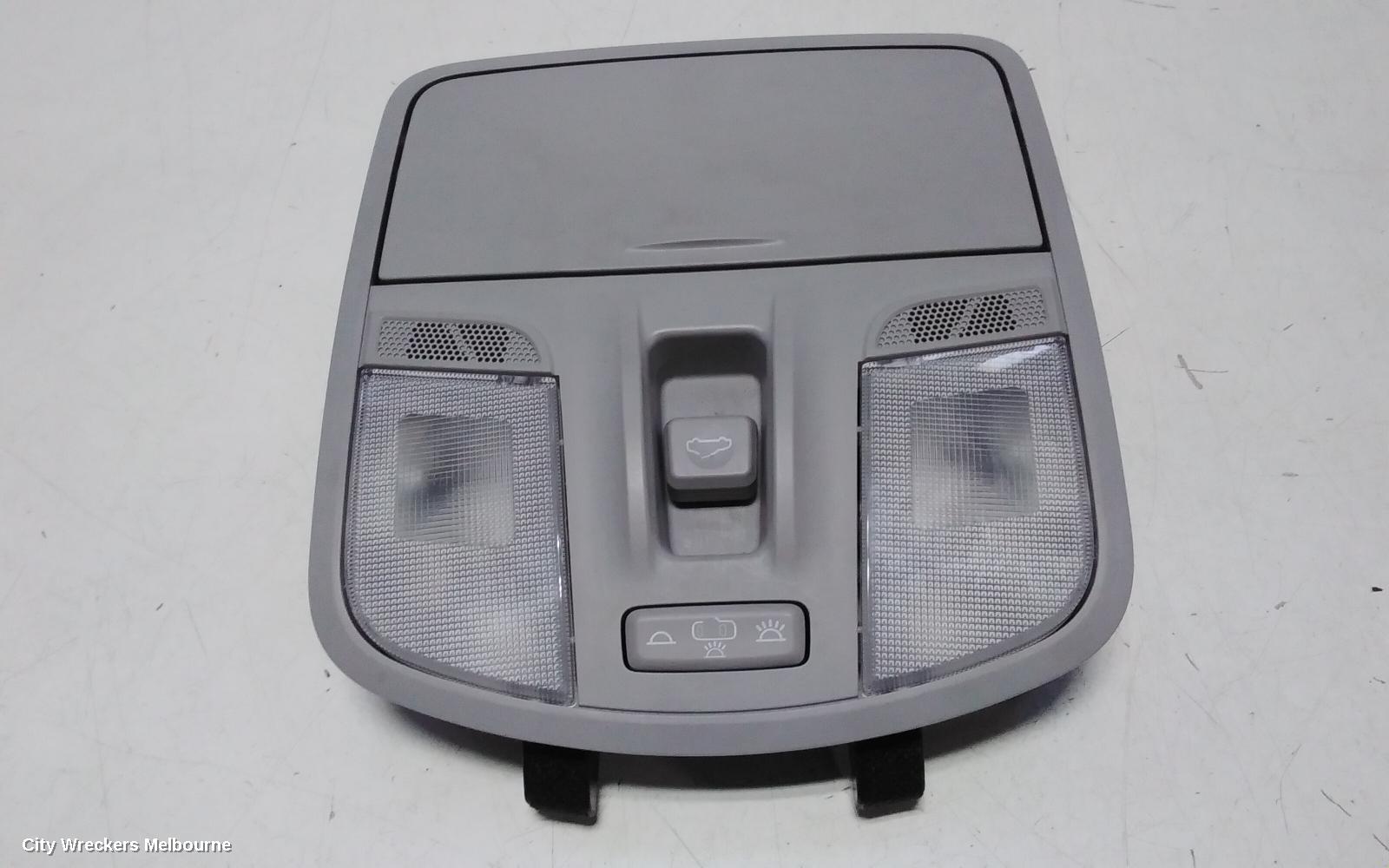 HYUNDAI I30 COURTESY LIGHT, FRONT, BLACK, W/ SUNGLASS HOLDER TYPE, PD, 03/2017 ONWARDS