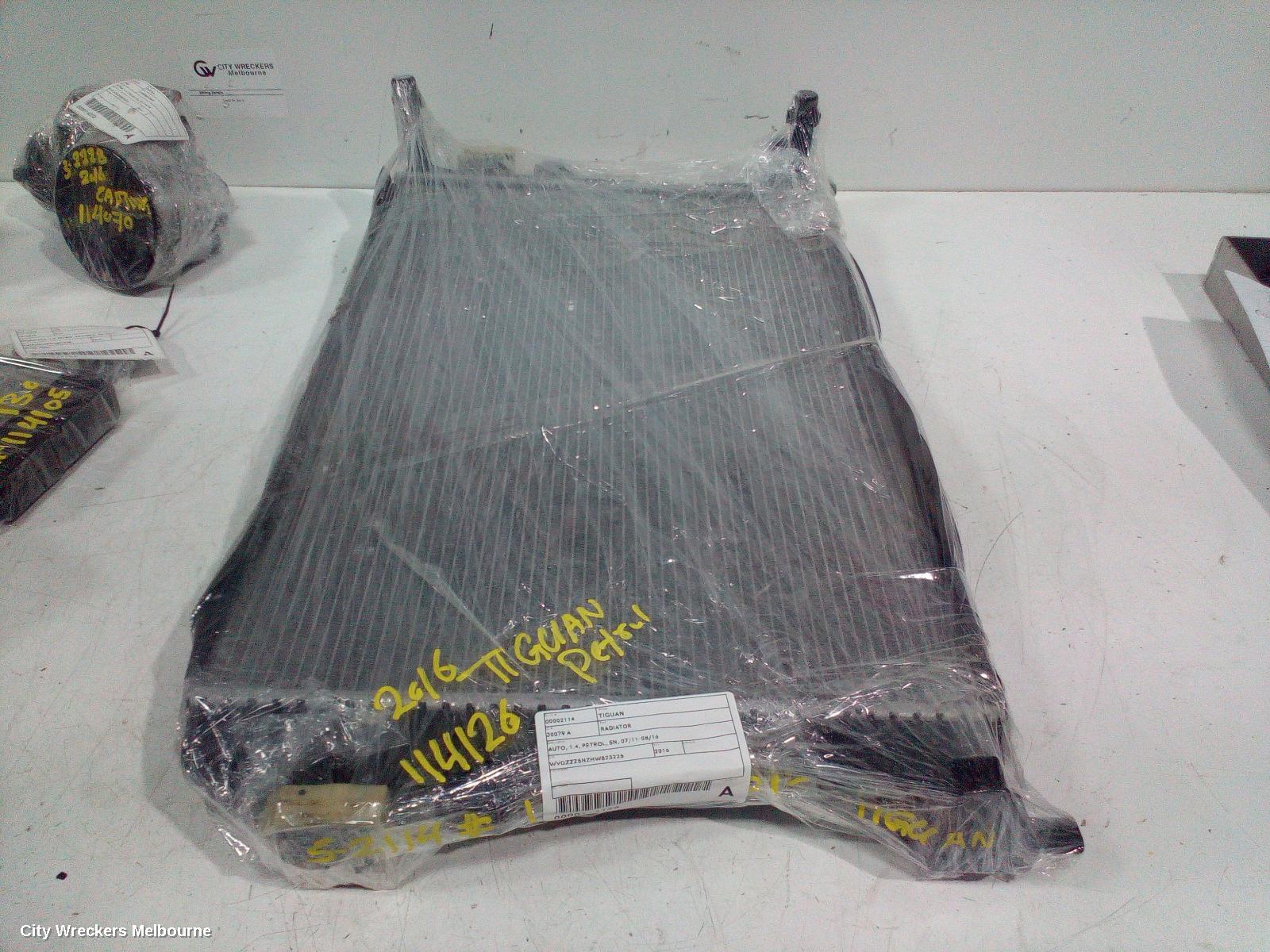 VOLKSWAGEN TIGUAN RADIATOR, AUTO, 1.4, PETROL, 5N, 07/2011 - 08/2016