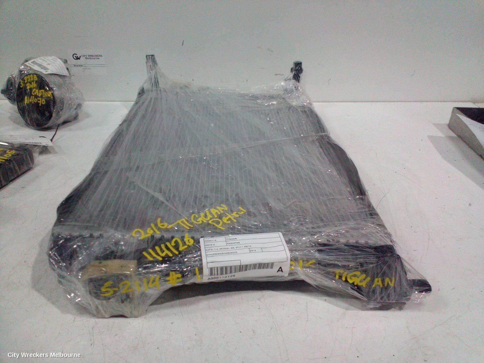 VOLKSWAGEN TIGUAN RADIATOR, AUTO, 1.4, PETROL, 5N, 07/2011 - 08/2016