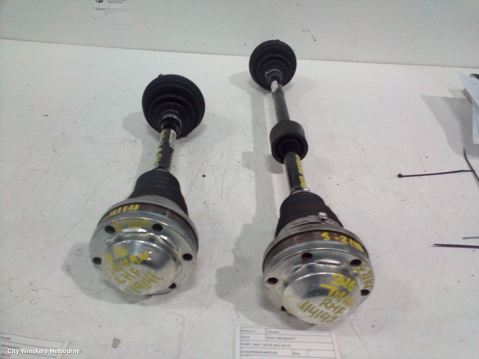 VOLKSWAGEN TIGUAN LEFT DRIVESHAFT, FRONT, FWD, 110TSI, 5NA, 06/2016 ONWARDS