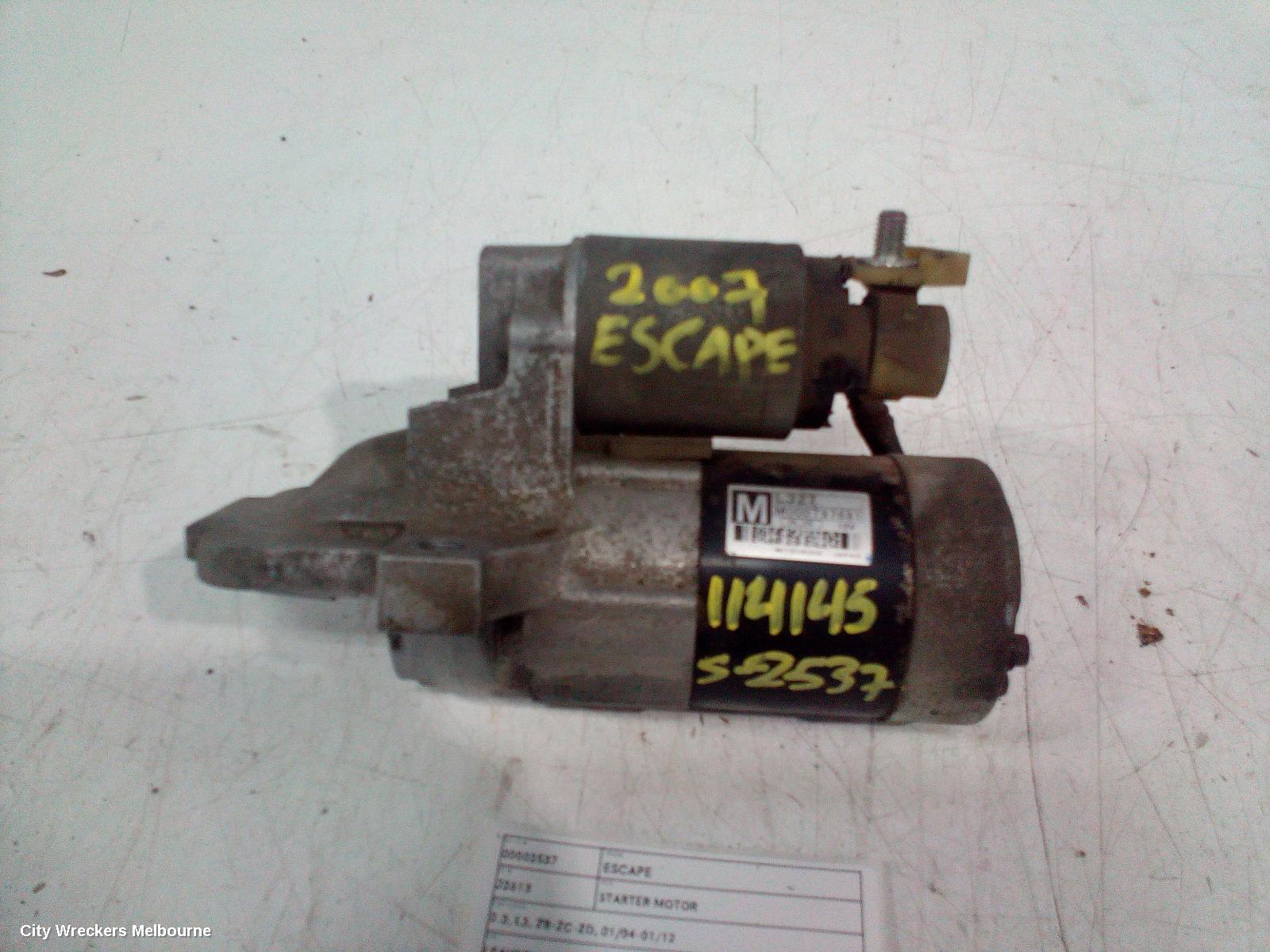 FORD ESCAPE STARTER, 2.3, L3, ZB-ZC-ZD, 01/2004 - 01/2012