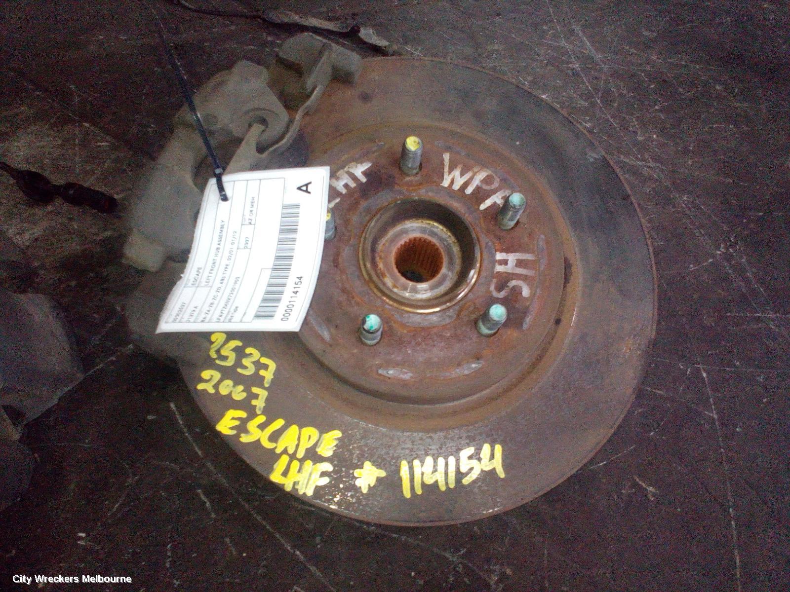 FORD ESCAPE LEFT FRONT HUB ASSEMBLY, BA-ZA-ZB-ZC-ZD, ABS TYPE, 02/2001 - 01/2012