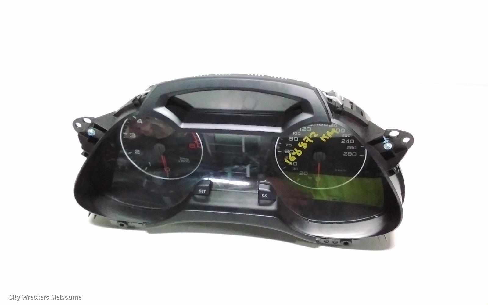 AUDI A4 INSTRUMENT CLUSTER, A4, PETROL, MANUAL T/M, B8 8K, 02/2008 - 06/2012