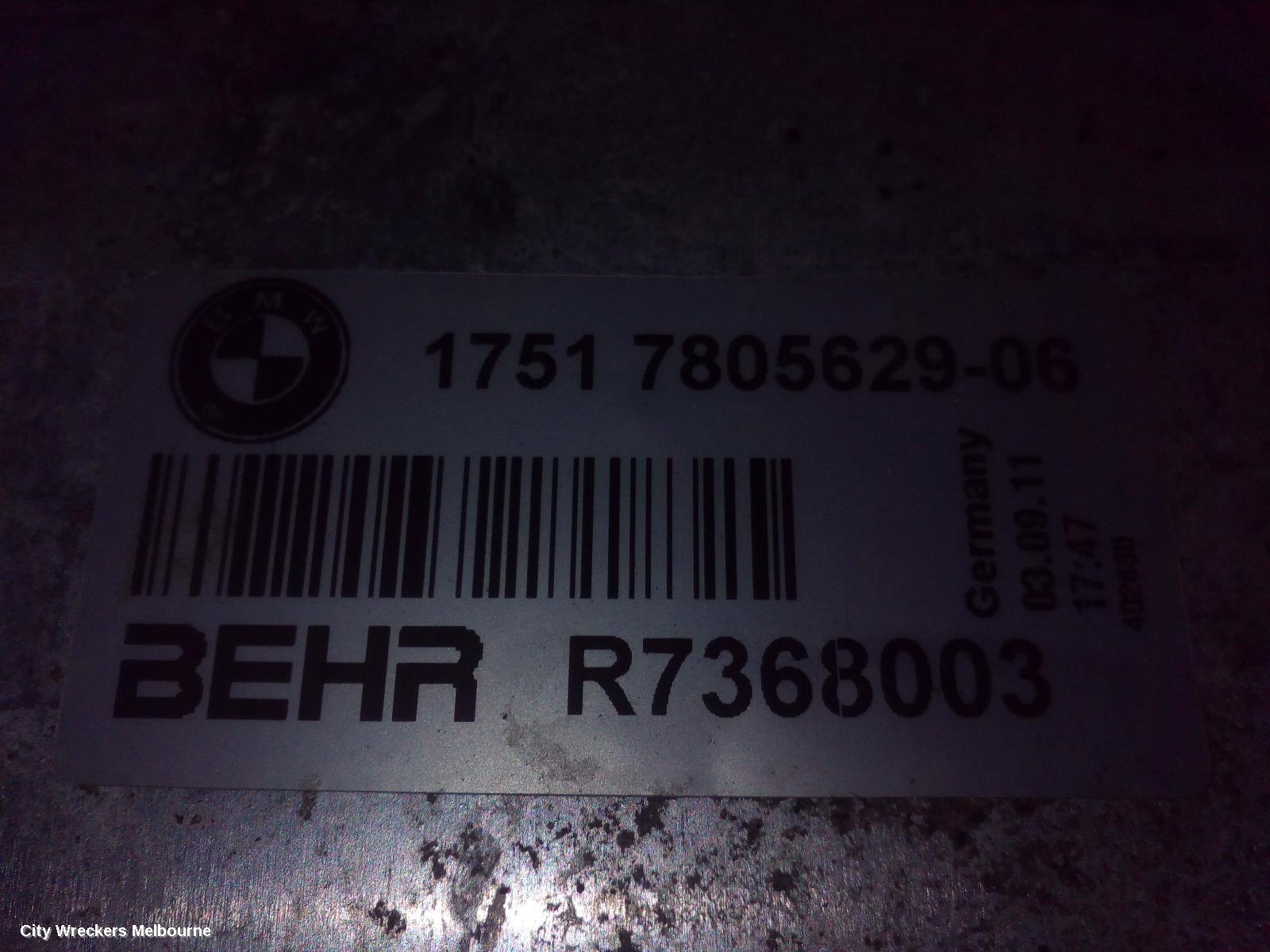 BMW 5 SERIES INTERCOOLER, F10/F11, 05/2010 - 01/2017