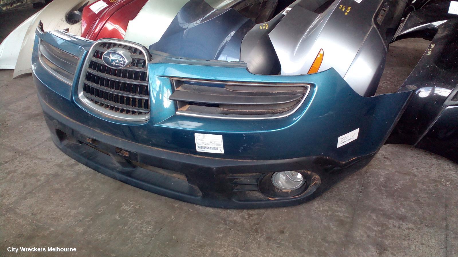 SUBARU TRIBECA FRONT BUMPER, B9, NON H/LAMP WASHER TYPE, 10/2006 - 11/2007