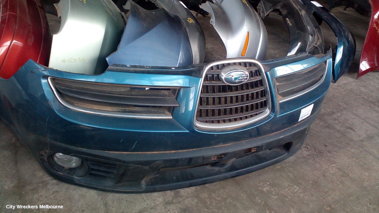 SUBARU TRIBECA FRONT BUMPER, B9, NON H/LAMP WASHER TYPE, 10/2006 - 11/2007