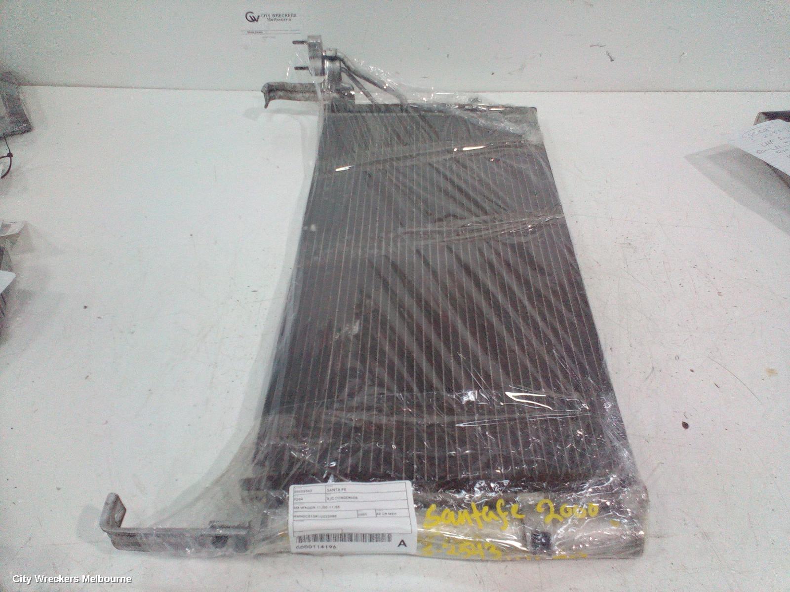 HYUNDAI SANTA FE A/C CONDENSER, SM WAGON 11/2000 - 11/2005