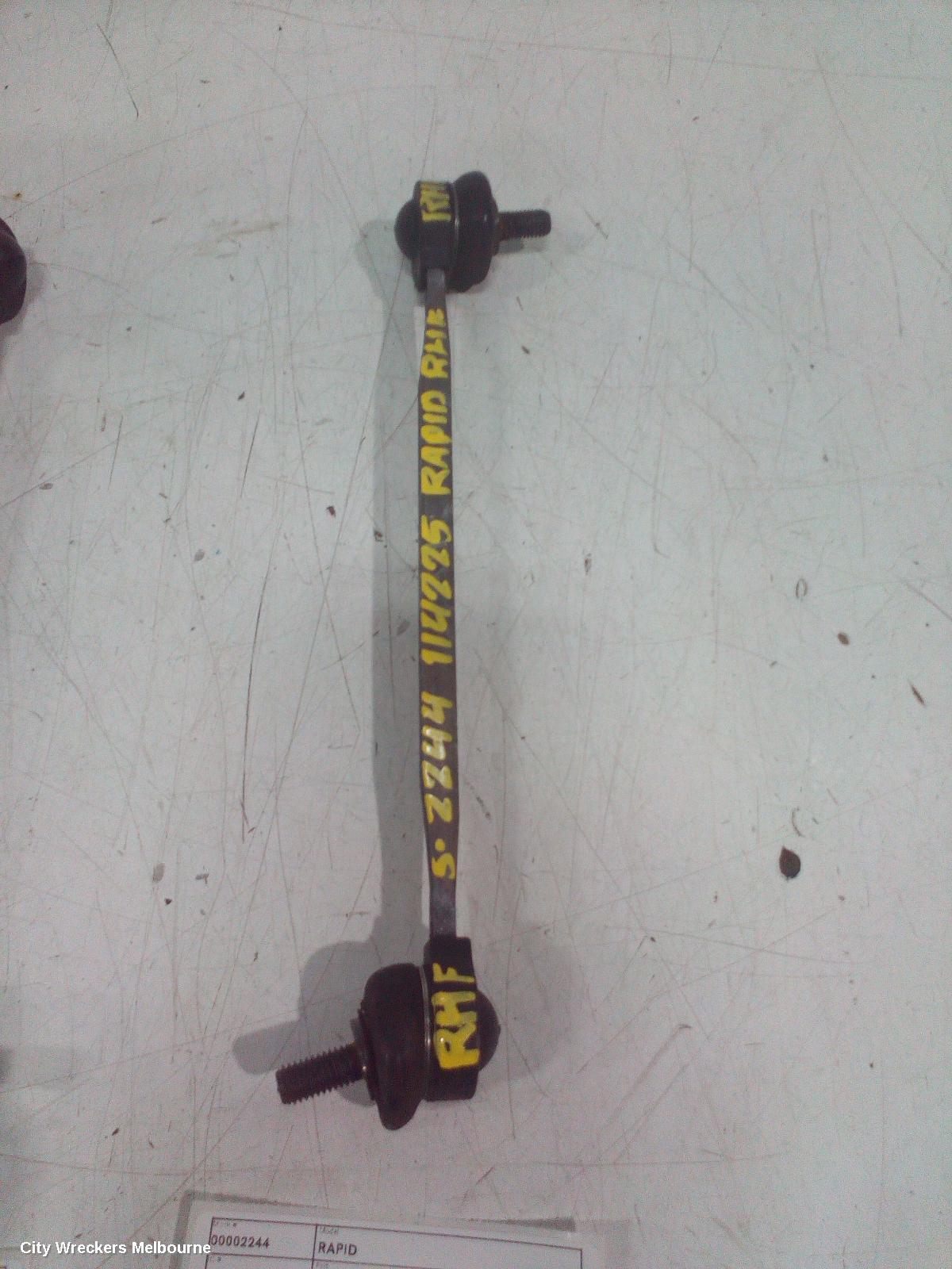 SKODA RAPID STABILISER BAR, NH, 05/2014 - 12/2020